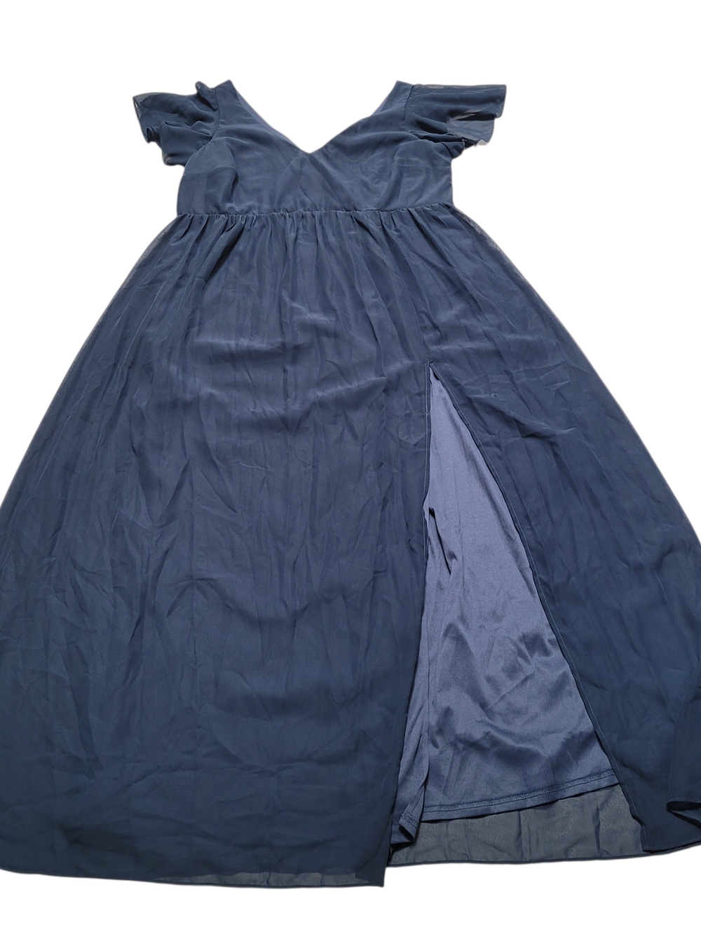Birdy Grey Hannah Dress Chiffon Twilight Bridesmaid Prom Pockets Empire Waist 2X